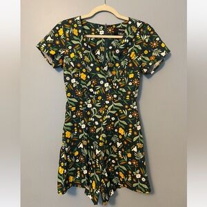 Colorful floral romper from ModCloth